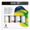 Liquitex Professional Heavy Body Acrylics - Set of 4, Primary Colors, 2 oz